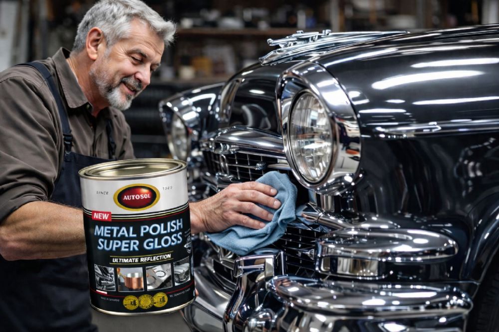 Autosol Metal Parlatma S�per Gloss Ultimate Reflection �st D�zey Parlakl�k ve Y�zey Koruma
